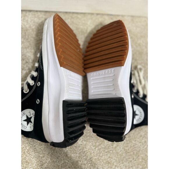 Converse Run Star Hike High Top Platform Black Size US Women’s 9, Men’s 7.5 EUC - Picture 7 of 9